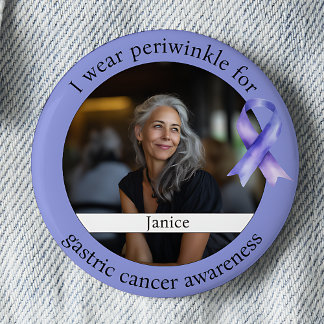 Wear Periwinkle for Gastric Cancer Awareness 缶バッジ