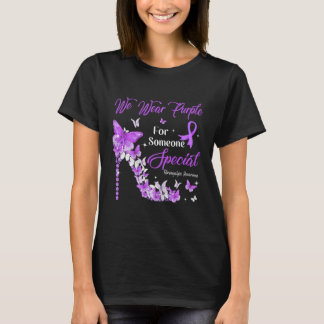 Wear Purple Butterflies Fibromyalgia Awareness  Tシャツ