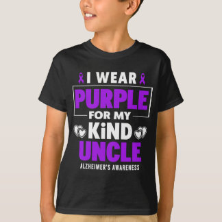 Wear Purple For My Uncle Alzheimerheimer's Awarene Tシャツ