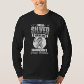 Wear Silver For Dad PD Patients Parkinson's Diseas Tシャツ (正面)