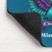 Wear Teal &amp; Purple In Memory Of A Loved One Aw マウスパッド (コーナー)