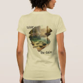 Wear The Calm – 湖の風景に包まれて Tシャツ (裏面)