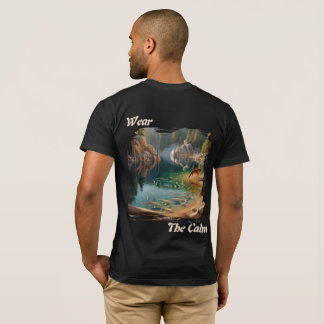 Wear The Calm – 湖の鹿 シーンTシャツ Tシャツ