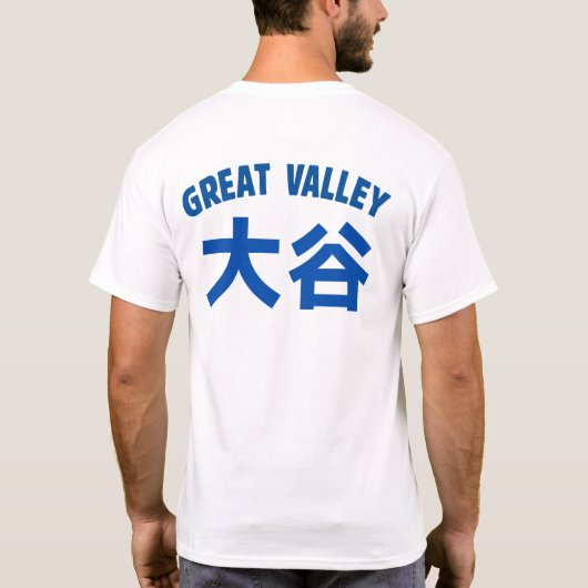 Wear the meaning of kanji.（大谷OHTANI）漢字の意味Tシャツ　 Tシャツ (裏面)