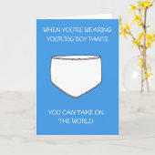 Wear Your Big Boy Pants and Take on the World カード (黄色い花)