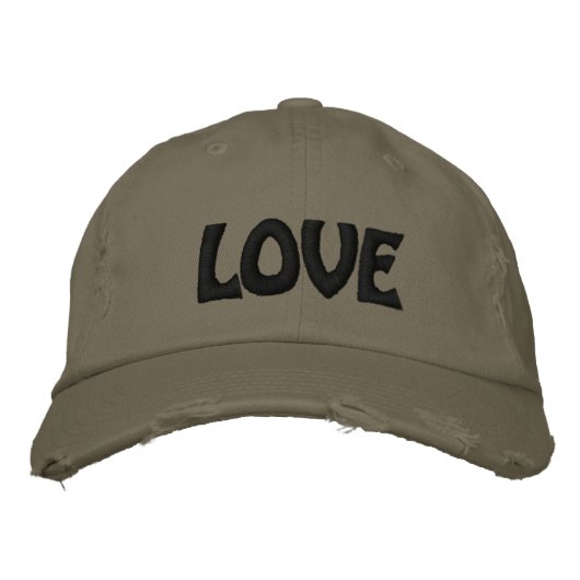 Wear Your Love © embroidered hat 刺繍入りキャップ (正面)