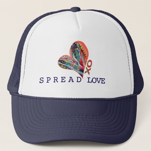 Wear Your Love trucker hat - Spread Love キャップ (正面)