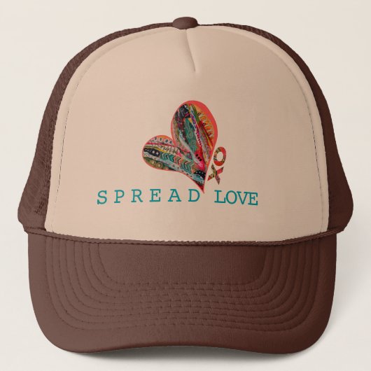 Wear Your Love trucker hat - Spread Love キャップ (正面)