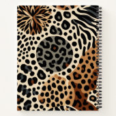 Wearful Leopardスキンノートブック ノートブック (裏面)
