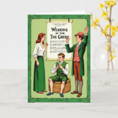 Wearing Green Music Card カード (黄色い花)