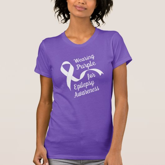 Wearing Purple for Epilepsy Awareness Tシャツ (正面)