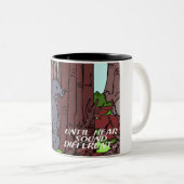 weaselアラート ツートーンマグカップ (正面右)