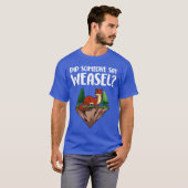 Weasel Animal Gift Cute Funny girl Tシャツ (正面フル)