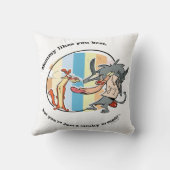 Weasel & Baboon「ママは好き最高のだ」 クッション (裏面)