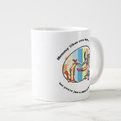 Weasel & Baboon「ママは好き最高のだ」 ジャンボコーヒーマグカップ (正面右)