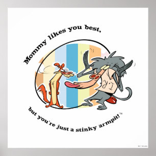 Weasel & Baboon「ママは好き最高のだ」 ポスター
