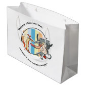 Weasel & Baboon「ママは好き最高のだ」 ラージペーパーバッグ (裏面アングル)