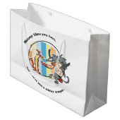 Weasel & Baboon「ママは好き最高のだ」 ラージペーパーバッグ (正面アングル)