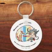 Weasel & Baboon "Mommy Likes You Best" キーホルダー (正面)