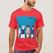 Weasel Blue Album funny friends Tシャツ (正面)