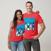 Weasel Blue Album funny friends Tシャツ (ユニセックス)