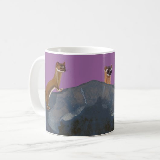 Weasel Mug コーヒーマグカップ (正面左)