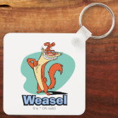 Weasel Proud Character Graphic キーホルダー (裏面)