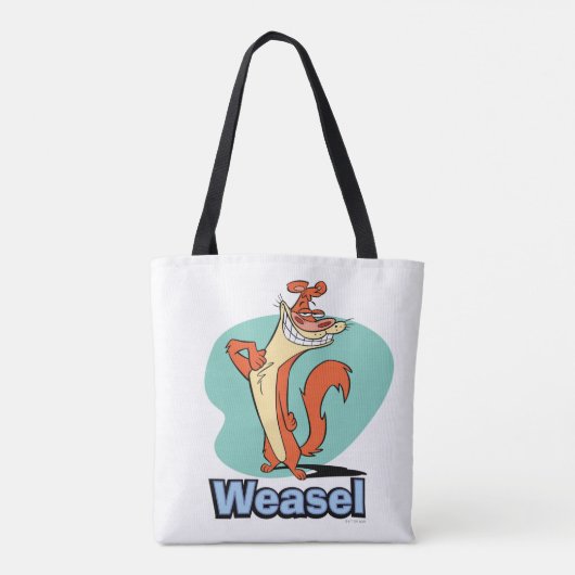 Weasel Proud Character Graphic トートバッグ (裏面)