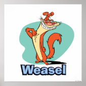 Weasel Proud Character Graphic ポスター (正面)
