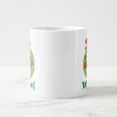 Weasel Thumbs Up Character Graphic ジャンボコーヒーマグカップ (正面)