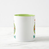 Weasel Thumbs Up Character Graphic マグカップ (中央)