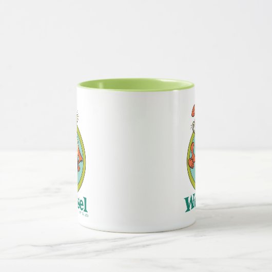 Weasel Thumbs Up Character Graphic マグカップ (中央)