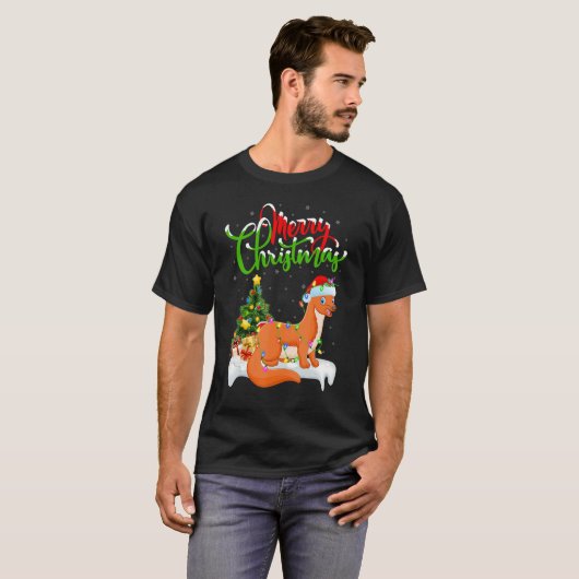 Weasel   Xmas Decorations Santa Weasel Christmas Tシャツ (正面フル)