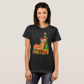 Weasel   Xmas Holiday Santa Weasel Christmas Tree Tシャツ (正面フル)