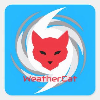 WeatherCatシール スクエアシール