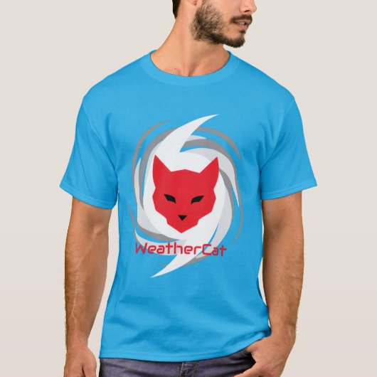 WeatherCatロゴシャツ Tシャツ (正面)