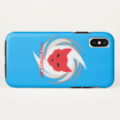 WeatherCatロゴ電話ケース Case-Mate iPhoneケース (裏面(横))