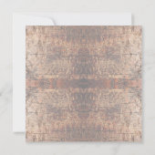 Weathered Aged Wood Photo Closeup Pattern Design カード (裏面)