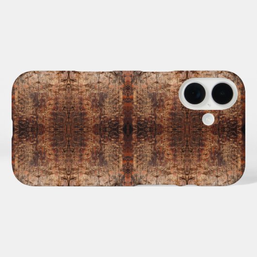 Weathered Aged Wood Photo Closeup Pattern Design Case-Mate iPhoneケース (裏面 (横))