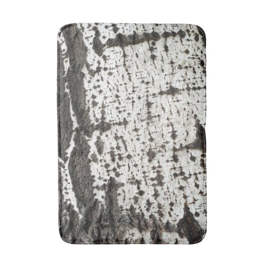 Weathered birch trunk バスマット (正面縦)