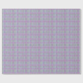  Weathered Lavender Plaid  ラッピングペーパー (フラット)
