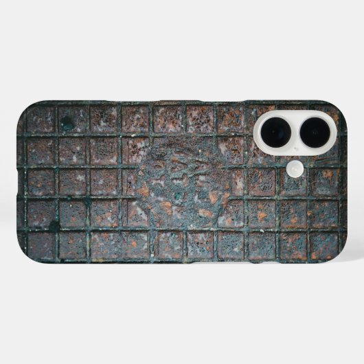 Weathered Metal Grate Case-Mate iPhoneケース (裏面 (横))
