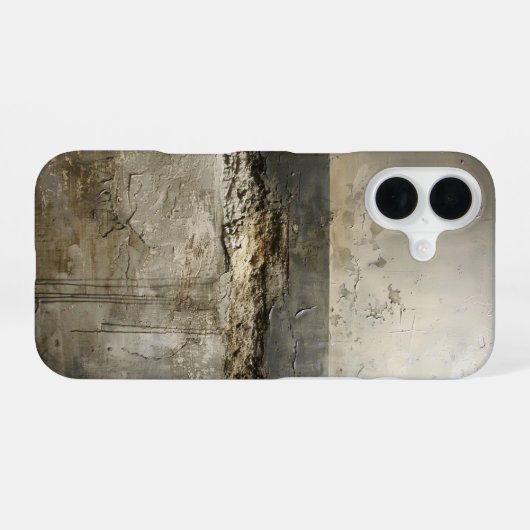 Weathered Neutral Layers iPhone 16ケース (裏面横)