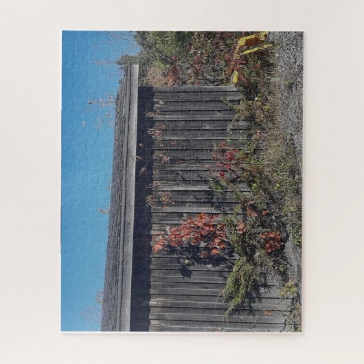 Weathered Shed with Encroaching Green ジグソーパズル (縦)