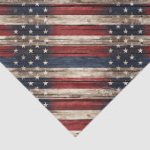 Weathered Stars & Stripes Wood Flag 薄葉紙 (詳細)