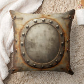 weathered steel, metal look  クッション (ブランケット)