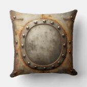 weathered steel, metal look  クッション (裏面)