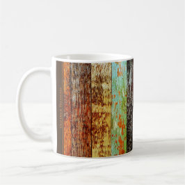 Weathered Wood Style Mug コーヒーマグカップ