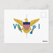 Weatherproof Personalized Garden Flag ポストカード (裏面)