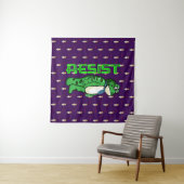 Weatherproof Personalized House Flag Resist frog タペストリー (インサイチュ(横))